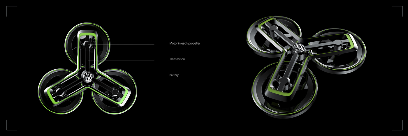 volkswagen luna car design automotive   concept clay modeling sketch drone drones internship volks