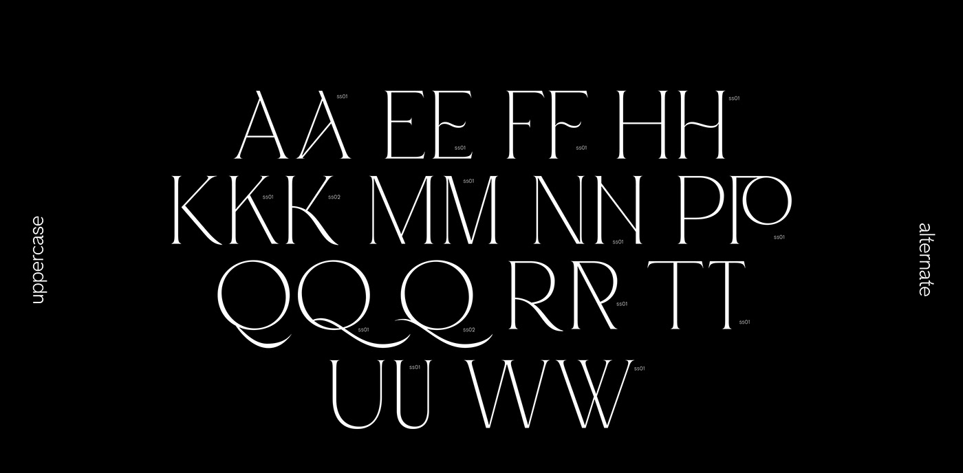 elegant elegant font font font design kobufoundry Serif Font serif typeface  type design Typeface typography  