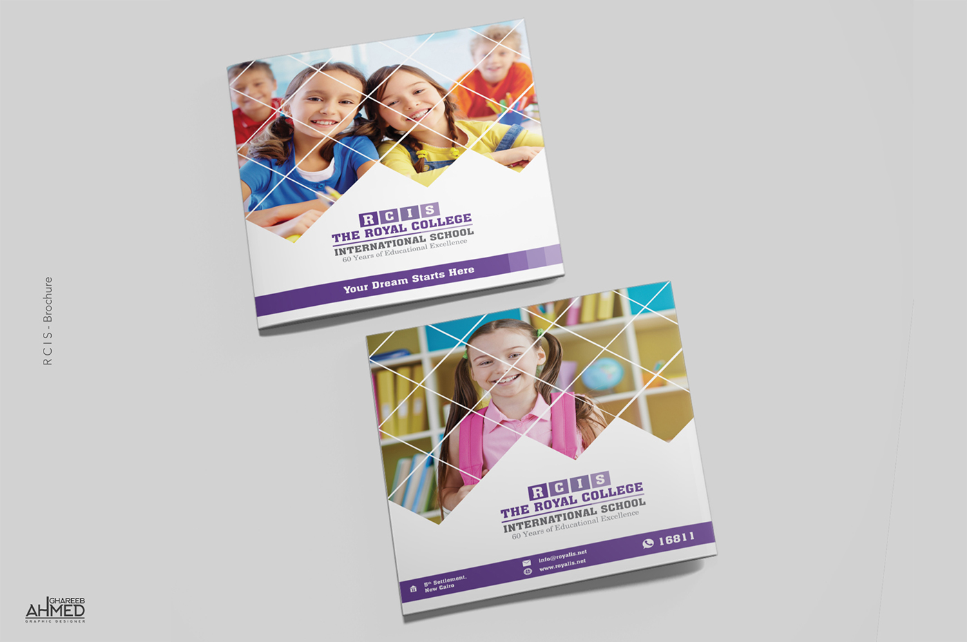 school branding  identity brochure flyer visual identity graphic identity Corporate Identity brand designer stationary