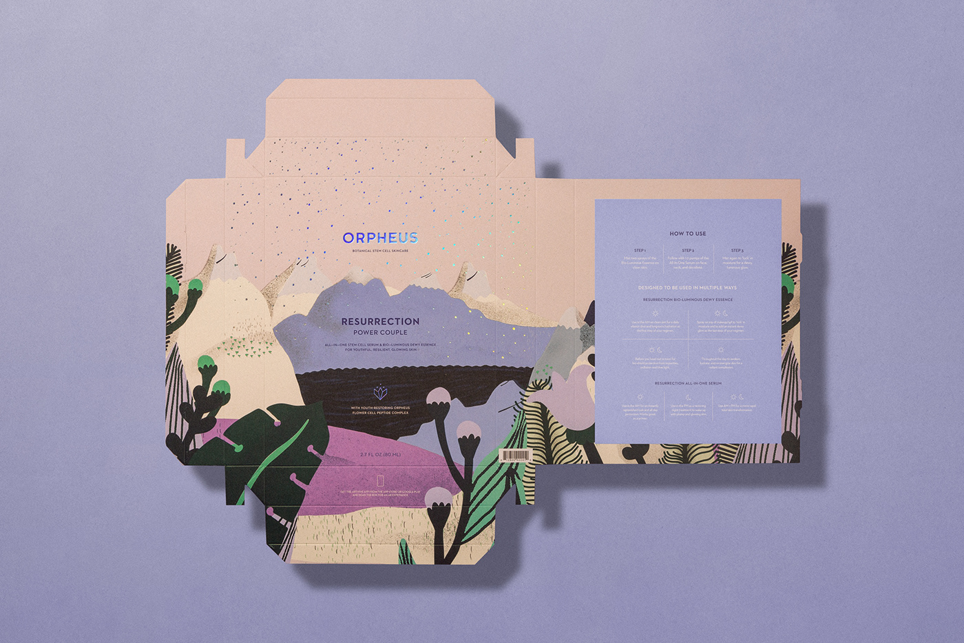 AR design gift Packaging premium print Printing skincare animation  Cosmetic