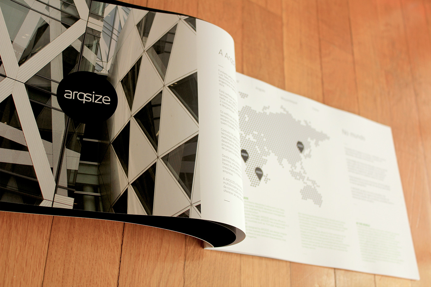 architects Atelier brochure catalog design print paging