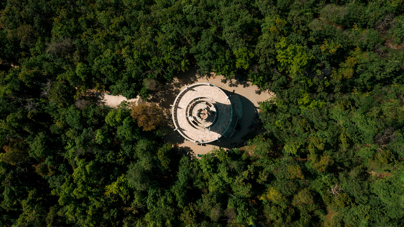 Elizabeth Lookout Tower - aerial photo