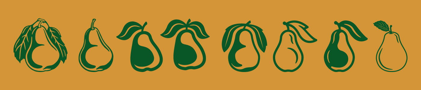 agriculture badge brand identity branding  Character Fruit logo Logo Design Mascot orchard