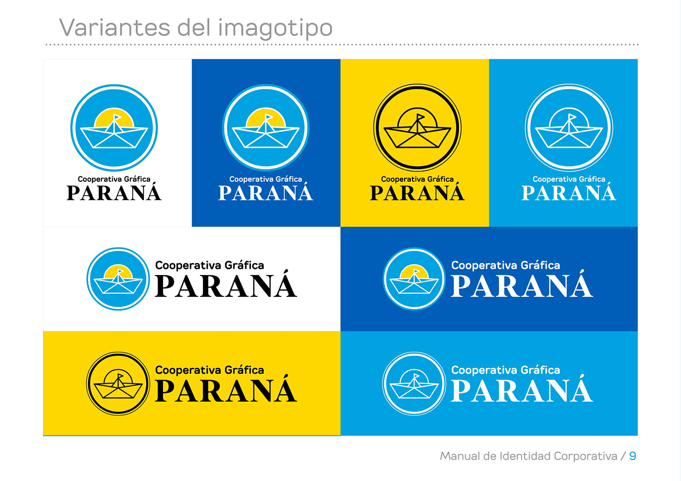amanecer barco Esperanza grafica identidad imprenta marca