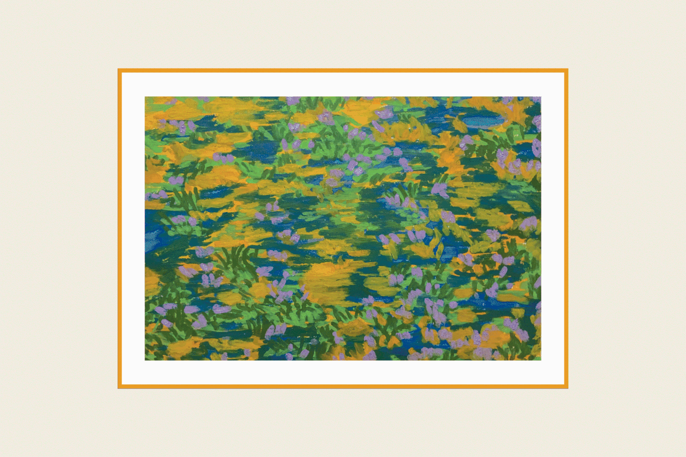 impressionism abstract colorful flower personal project graphic design  oil pastel garden botanical Nature