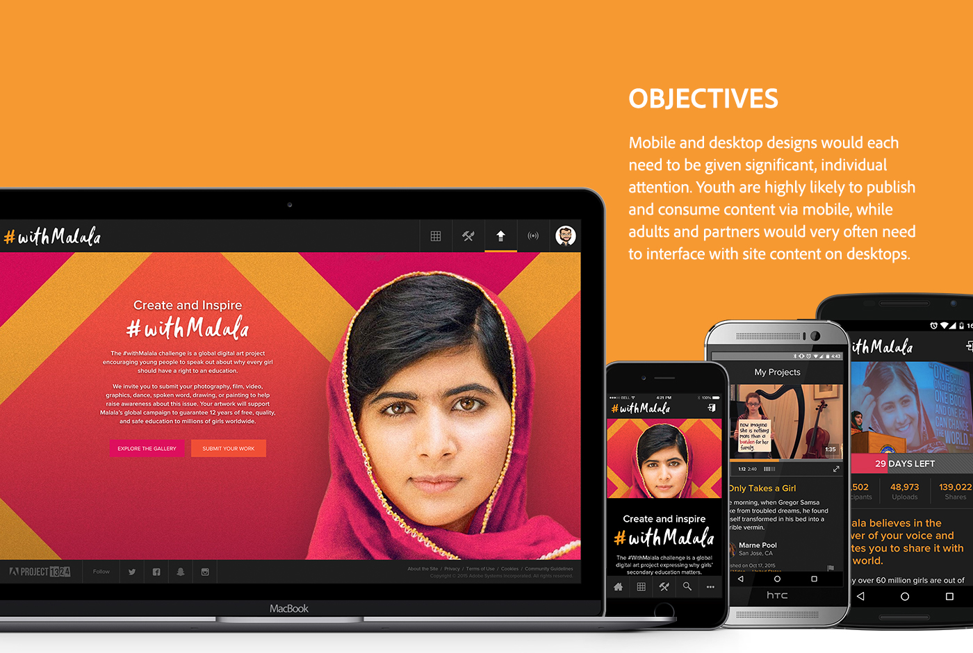 adobe Project 1324 withMalala wrecking ball Get Wrecked sundance national geographic development cms design UI ux interactive installation
