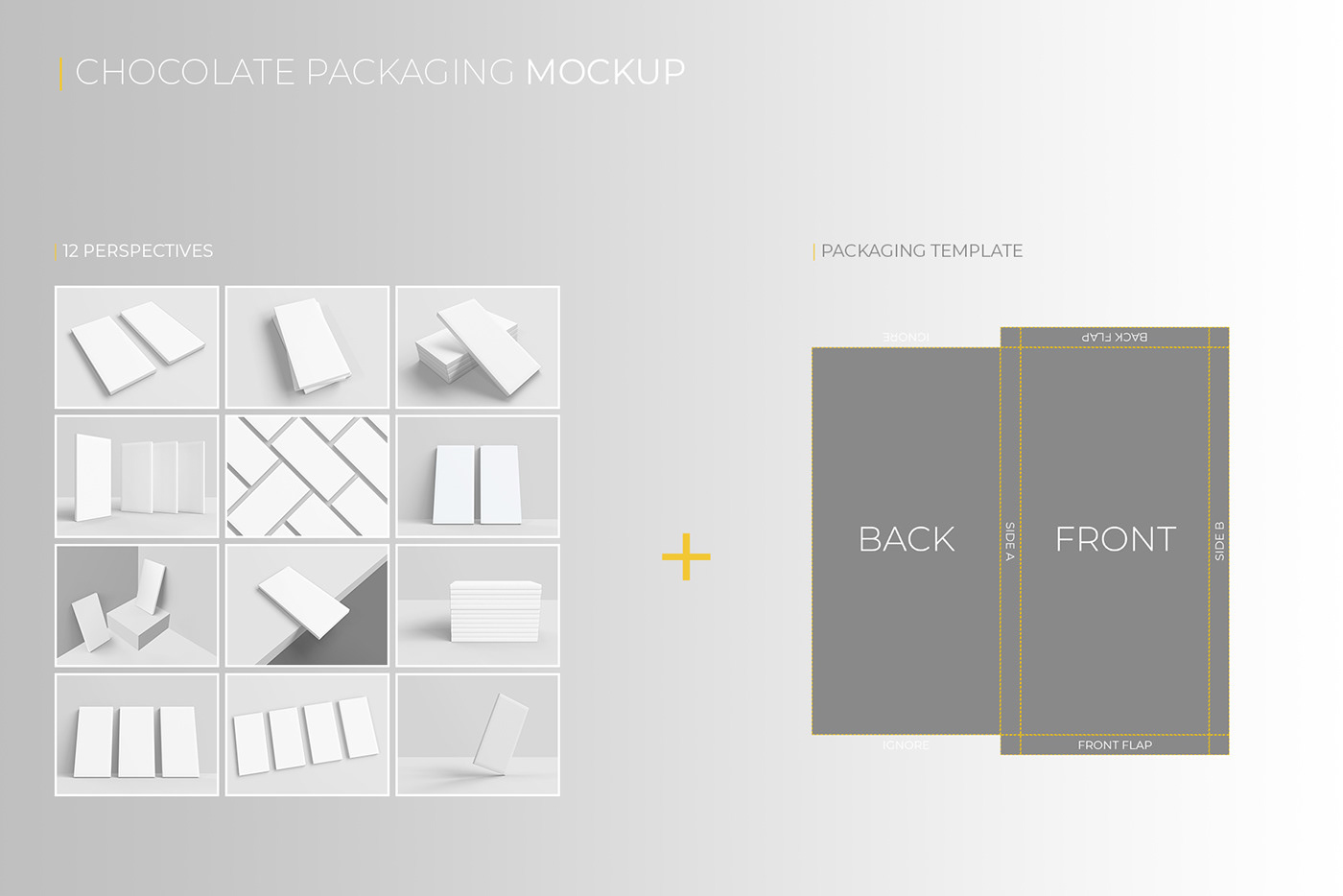 box cardboard chocolate mock up Mockup Packaging pro psd stack