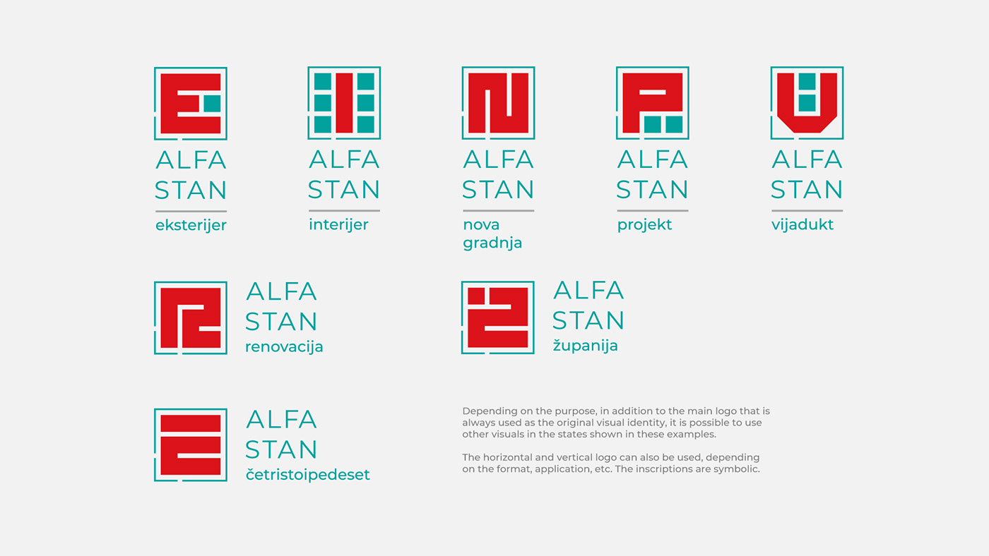 Modular logotype Alfa Stan