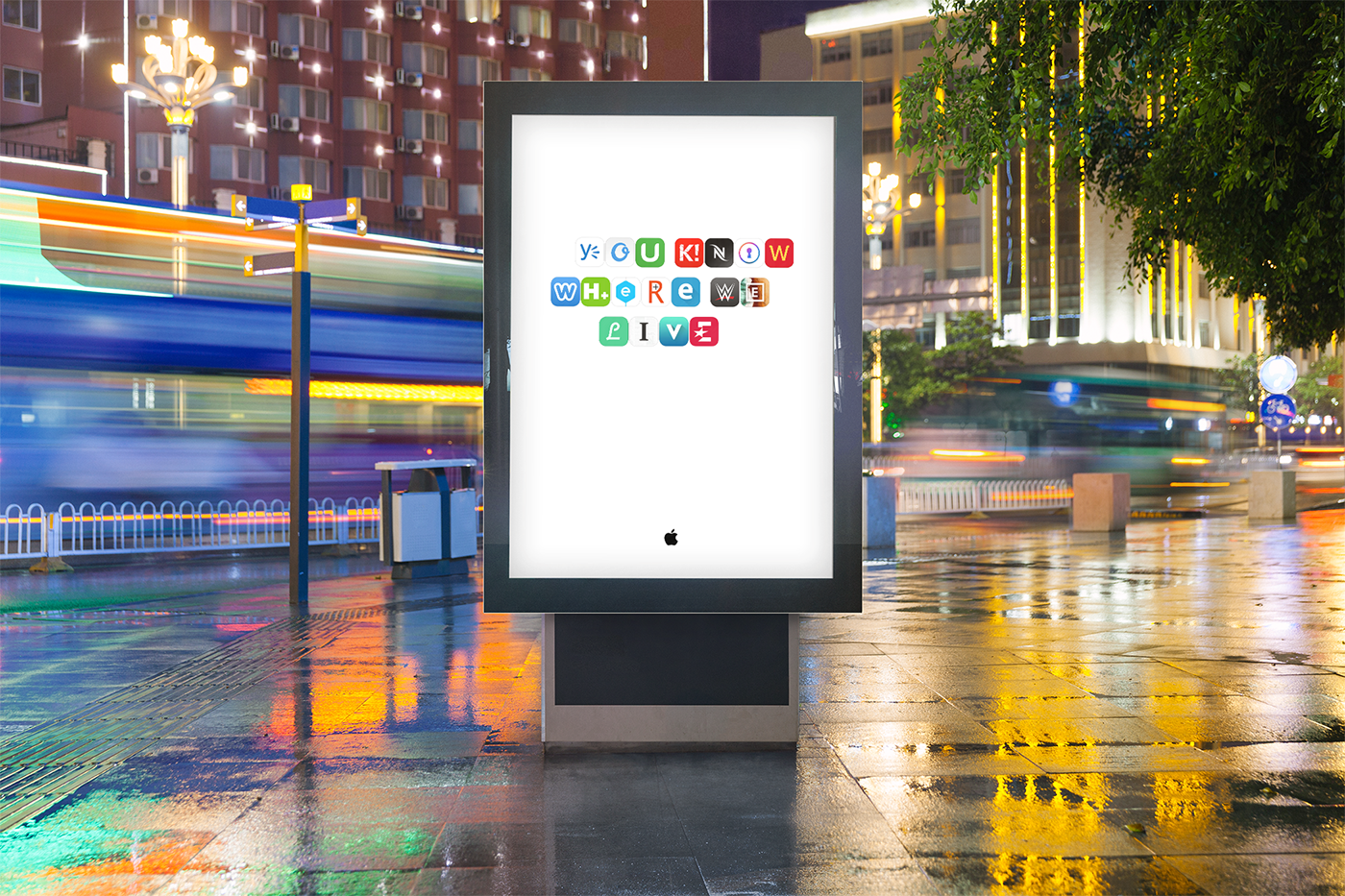 concept poster print Advertising  apple app store ios