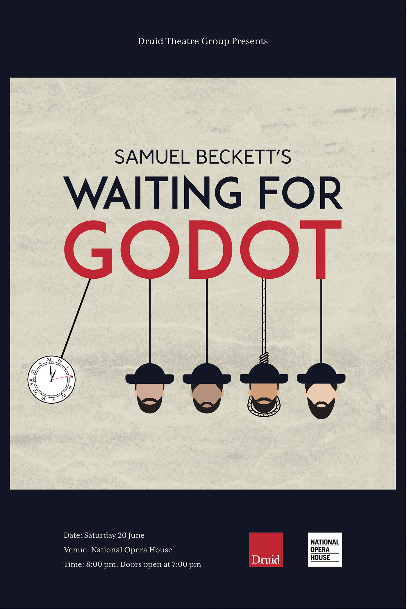 waiting for godot Samuel Beckett Illustrator