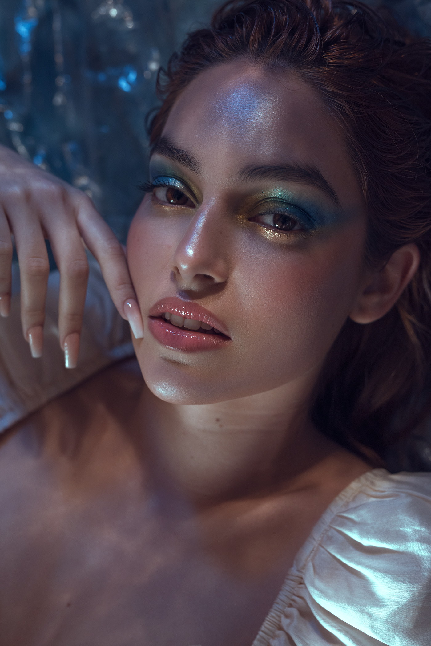 beauty Photography  editorial mermaid retouch beauty retouch makeup Skin retouching uruguay