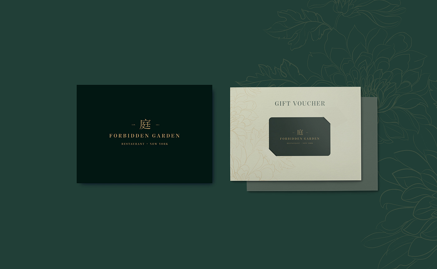 brand identity branding  design green branding Logotype menu menu design restaurant Restaurant Branding luxurious