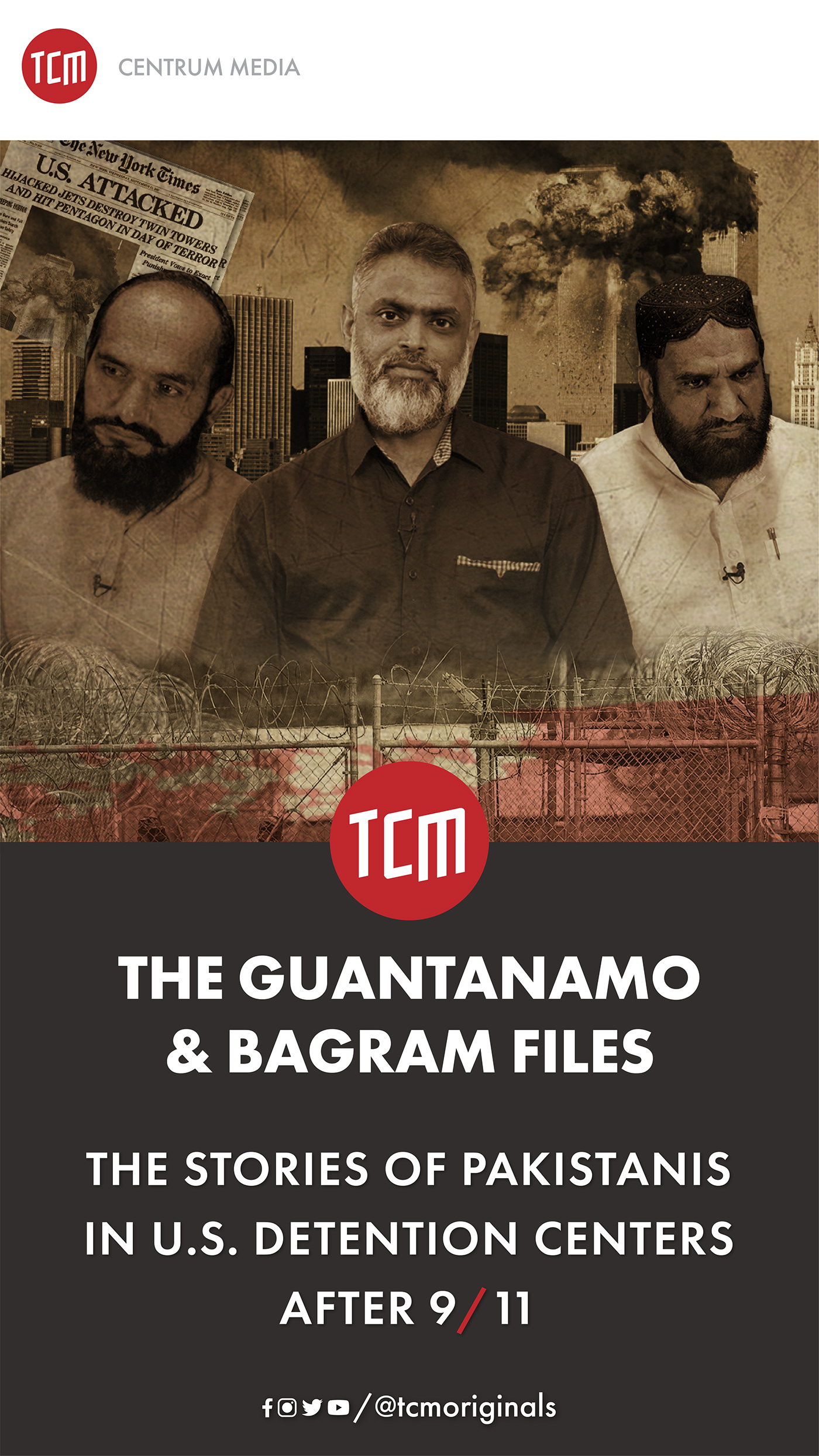 9/11 editorial design  guantanamo Human rights newspaper poster Poster Design prison social media Youtube Thumbnail