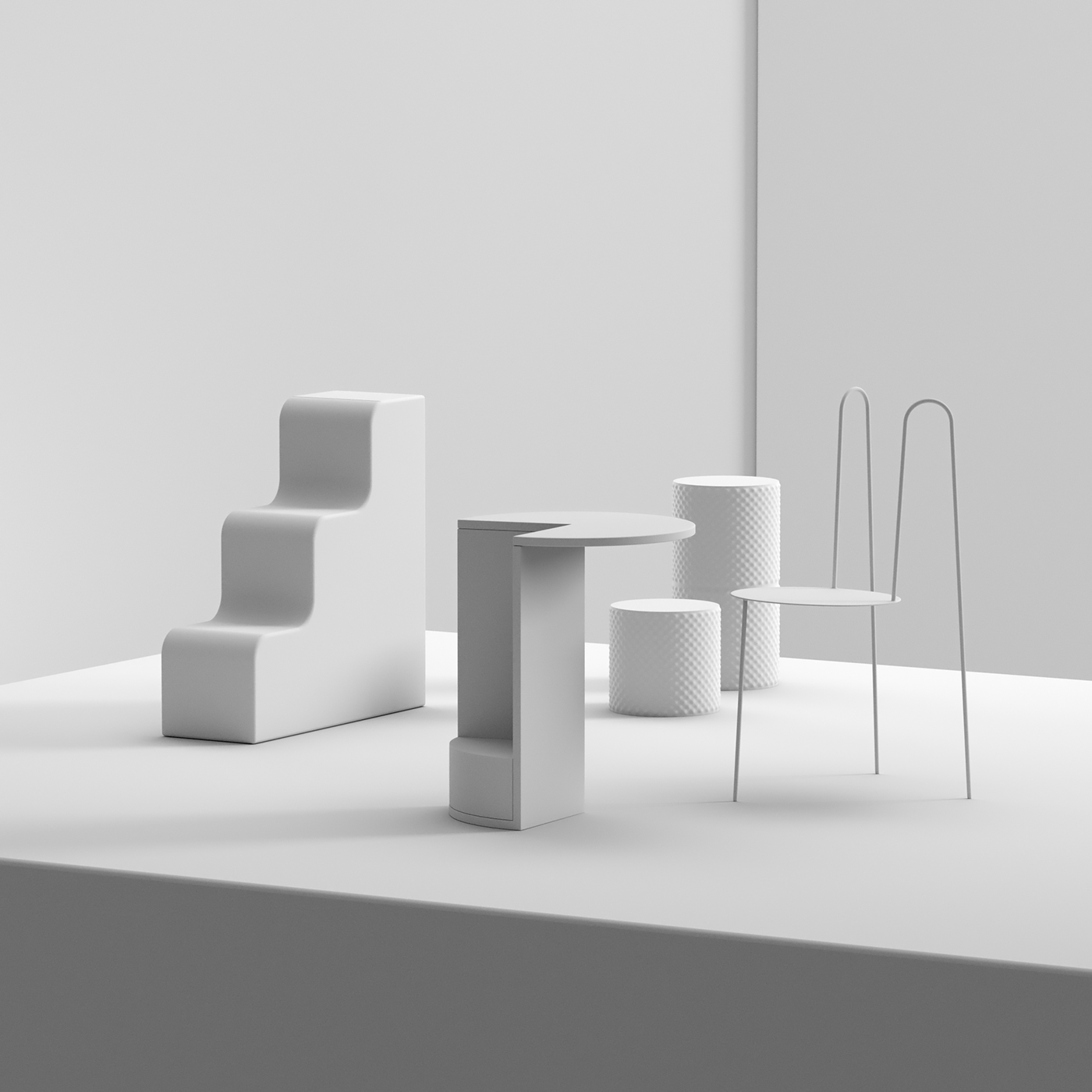 3D cinema4d Render design ArtDirection arnold minimal objects photoshop