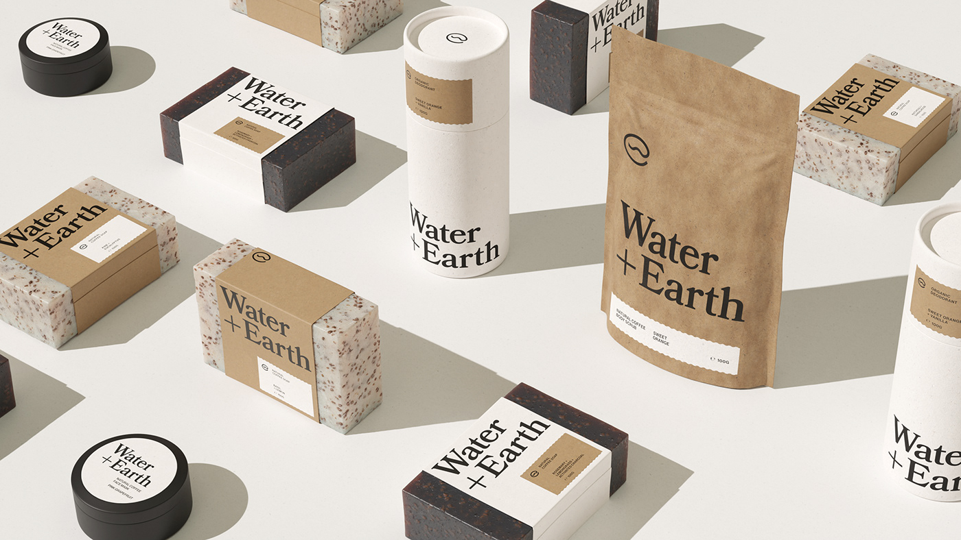 Packaging brand identity Logo Design visual identity Brand Design soap Coffee Sustainability Sustainable Body care