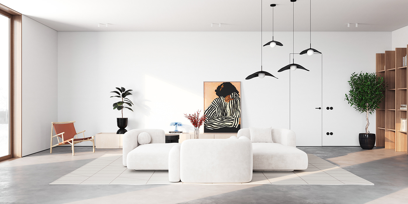 visualization archviz interior design  architecture Render 3ds max corona Interior design living room