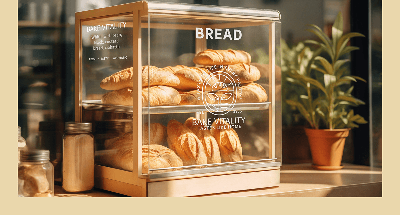 display case design for a bakery