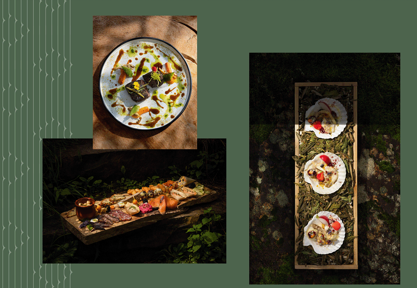autochtone branding  direction artistique Food  hotel Image de marque Photographie première nation