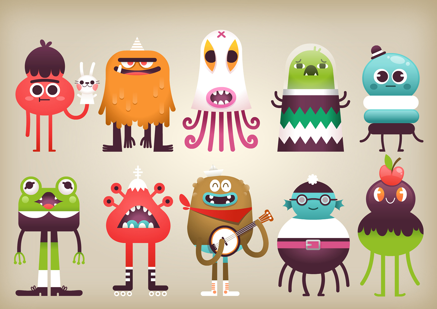 ILLUSTRATION  characterdesign Videogames monsters graphic Appdesign