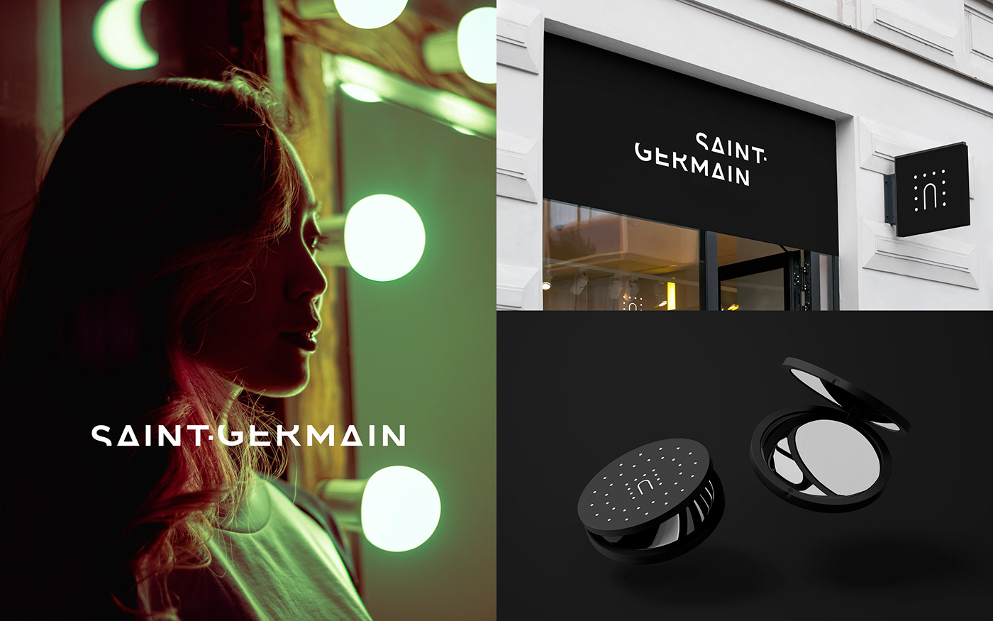 Branding and outdoor signage for saint-germain salon
