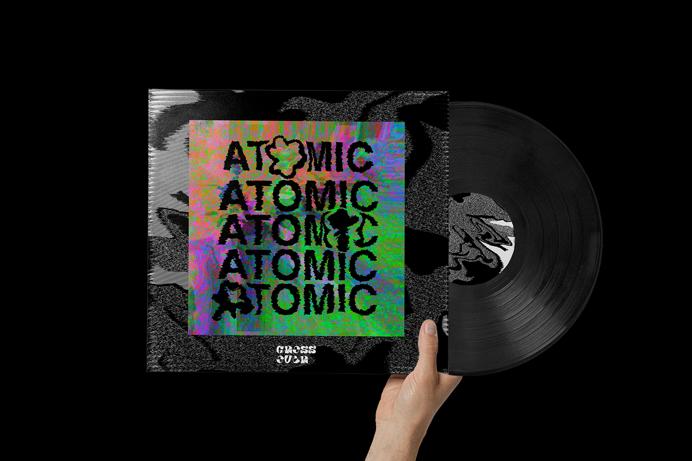 artwork cover Digital Art  Logotype music vector vinyle visual identity