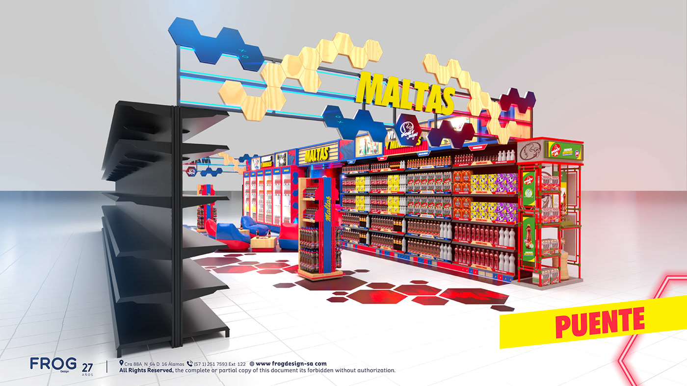 game malta Point of Purchase Point of Sale pony malta pop posm publicidad Retail Space 