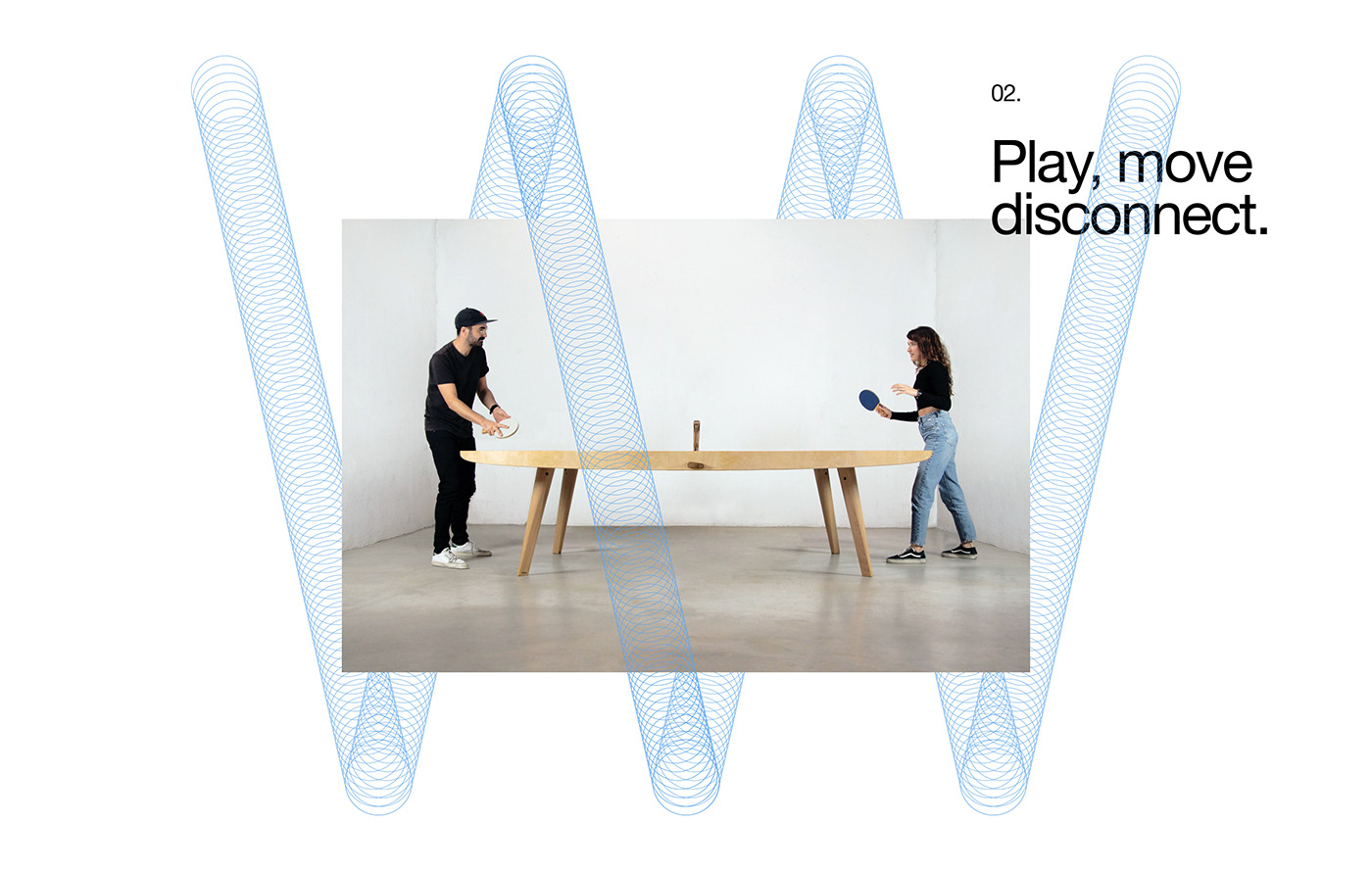 coworking creative design i+d innovation ping pong play product table wood