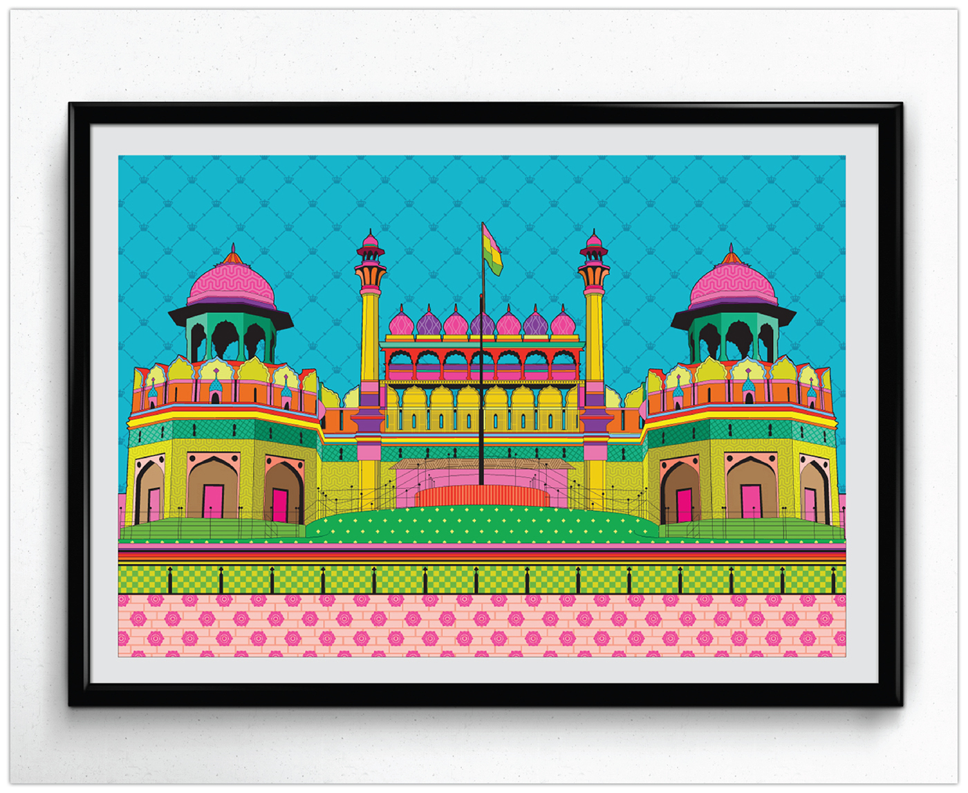 Red Fort - Delhi by Ramakrishna V on Dribbble-saigonsouth.com.vn