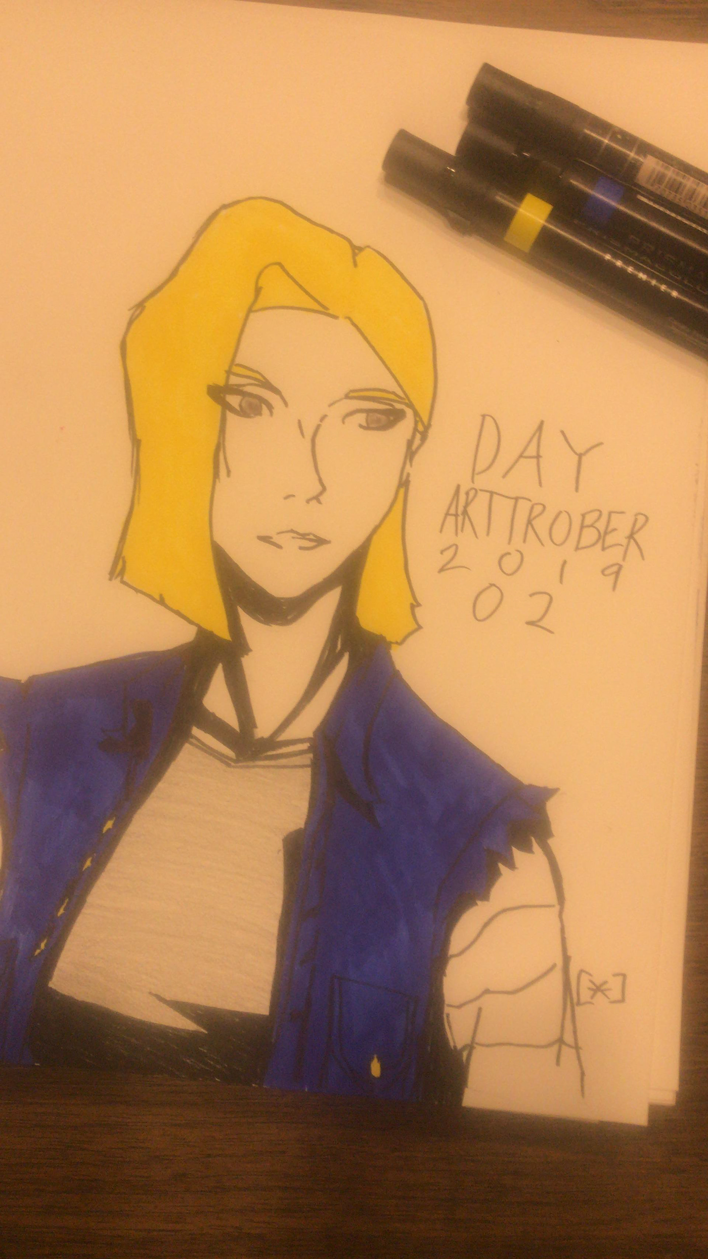 Arttrober2019 Arttrober day02 android18