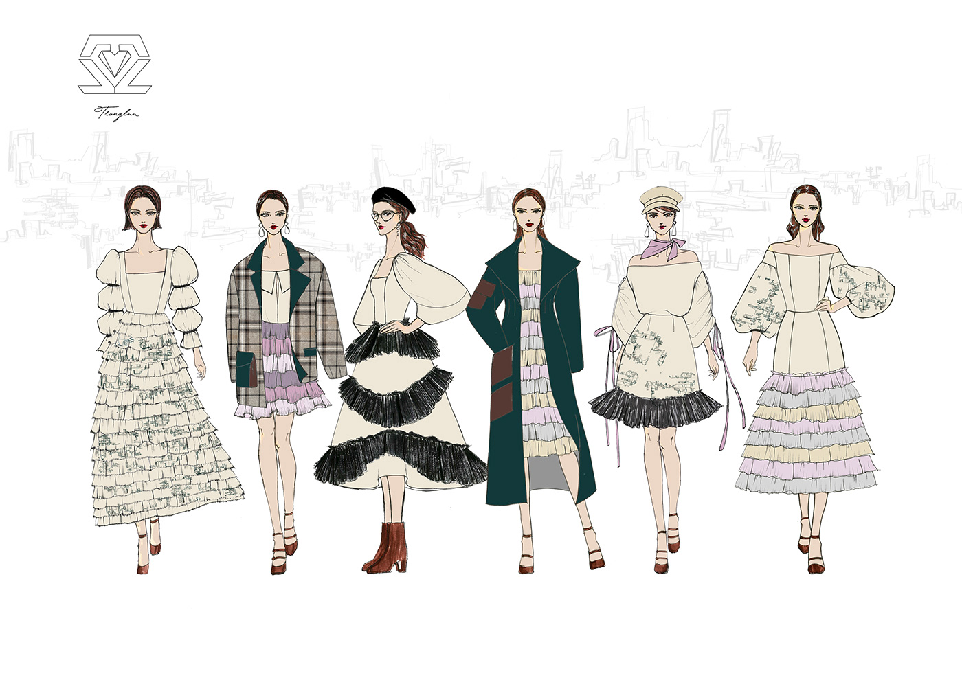Fashion  fashion design styling  feminist feminine concept Layout