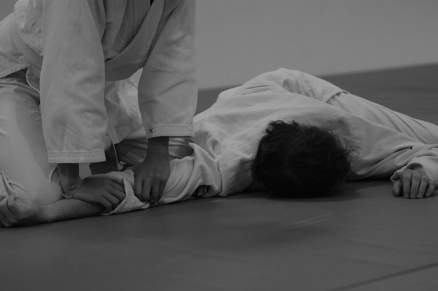 aikido art black and white DOJO film photography Martial Arts Photography  portrait studio woman