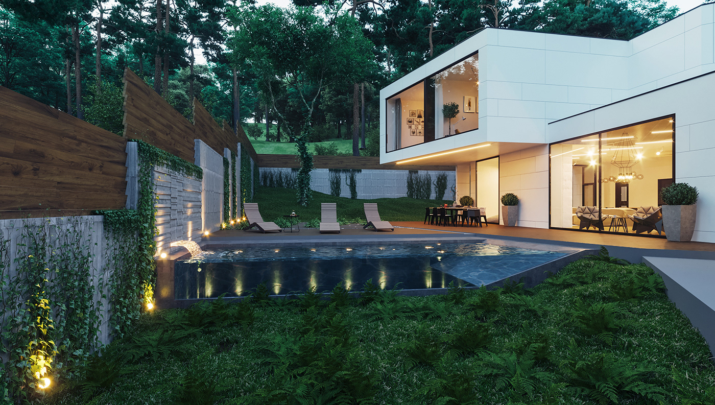 architecture visualization 3d render 3D Visualization interior design  architectural visualization Architecture Concept