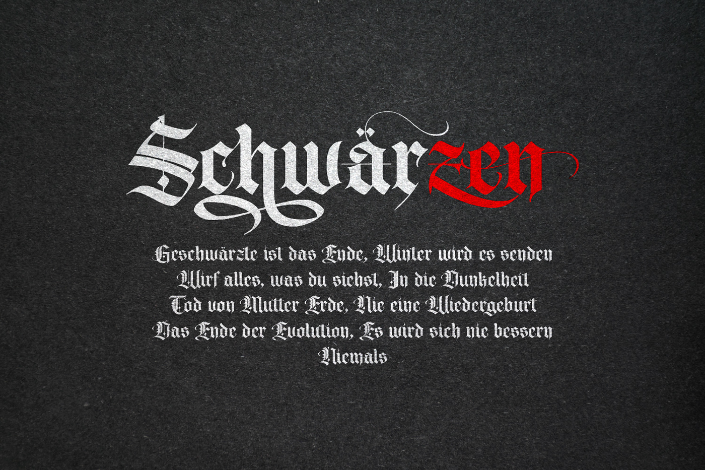 Blackletter branding  Calligraphy   font gothic lettering old tattoo type typography  