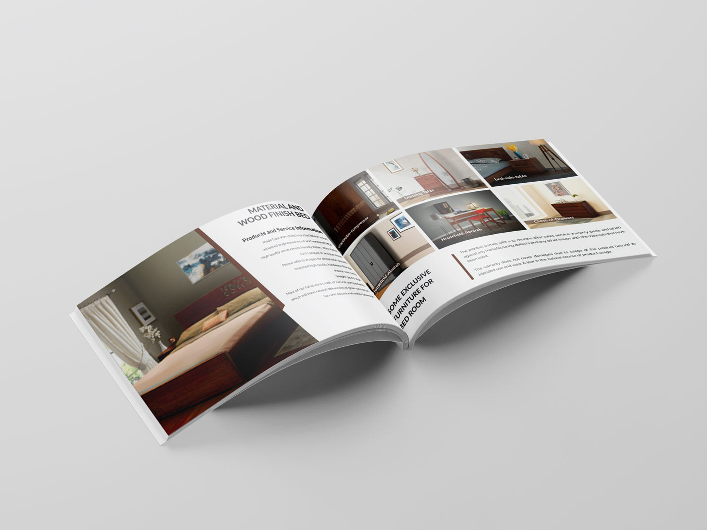 advertisement annual report brochure cataloque Furniture Catalog InDesign portfolio presentation product brochure Product Catalog