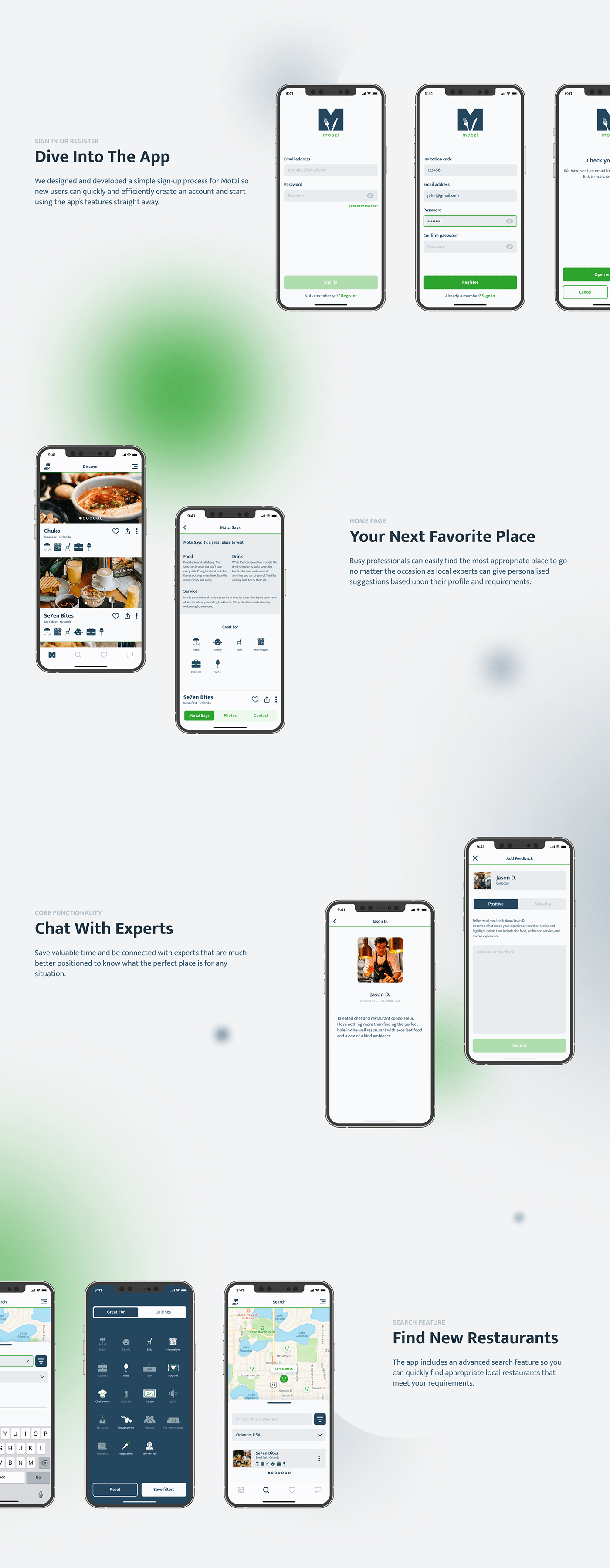 app design bars drinks Food  Mobile app recommendation restaurants UI user interface ux