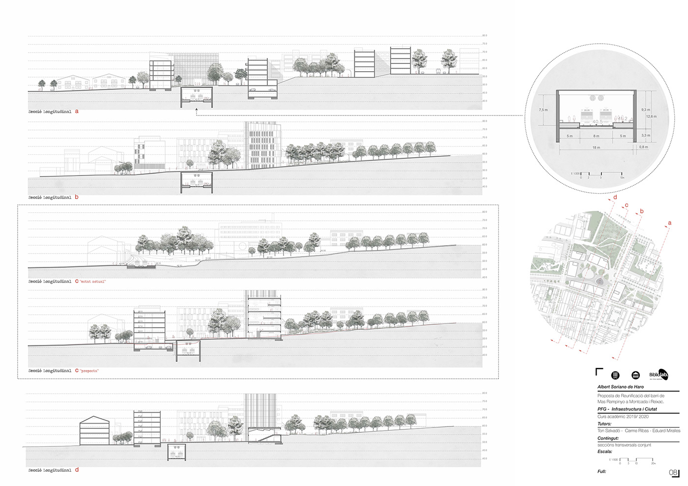 arquitectura barcelona representación gráfica architecture art bibliolab design ilustration infografia Landscape