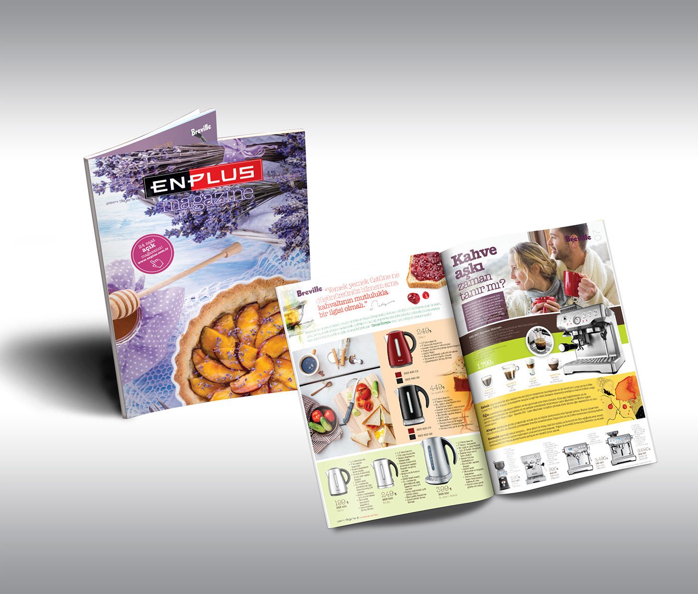 magazine enplus breville silit graphic brand design productcatalog