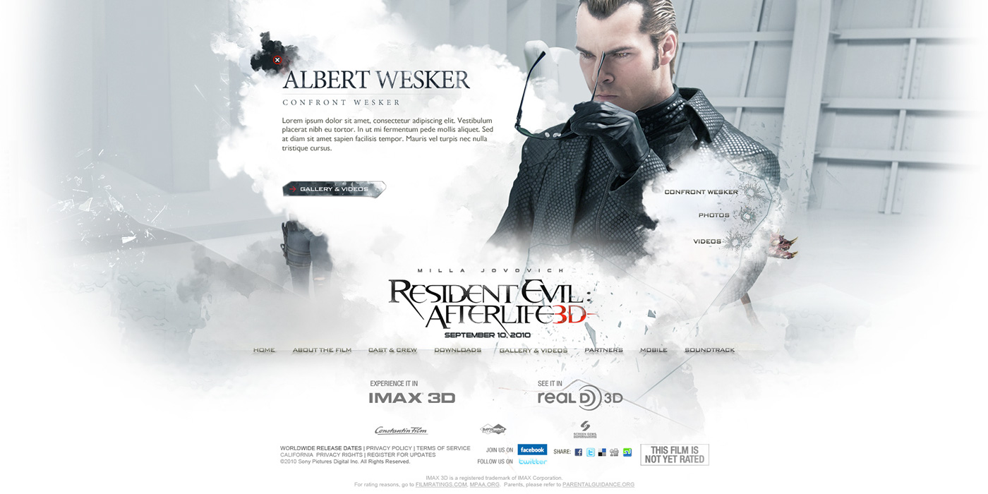 resident evil trigger Trigger Global Jeff Mendoza epk Website Sony pictures movie site