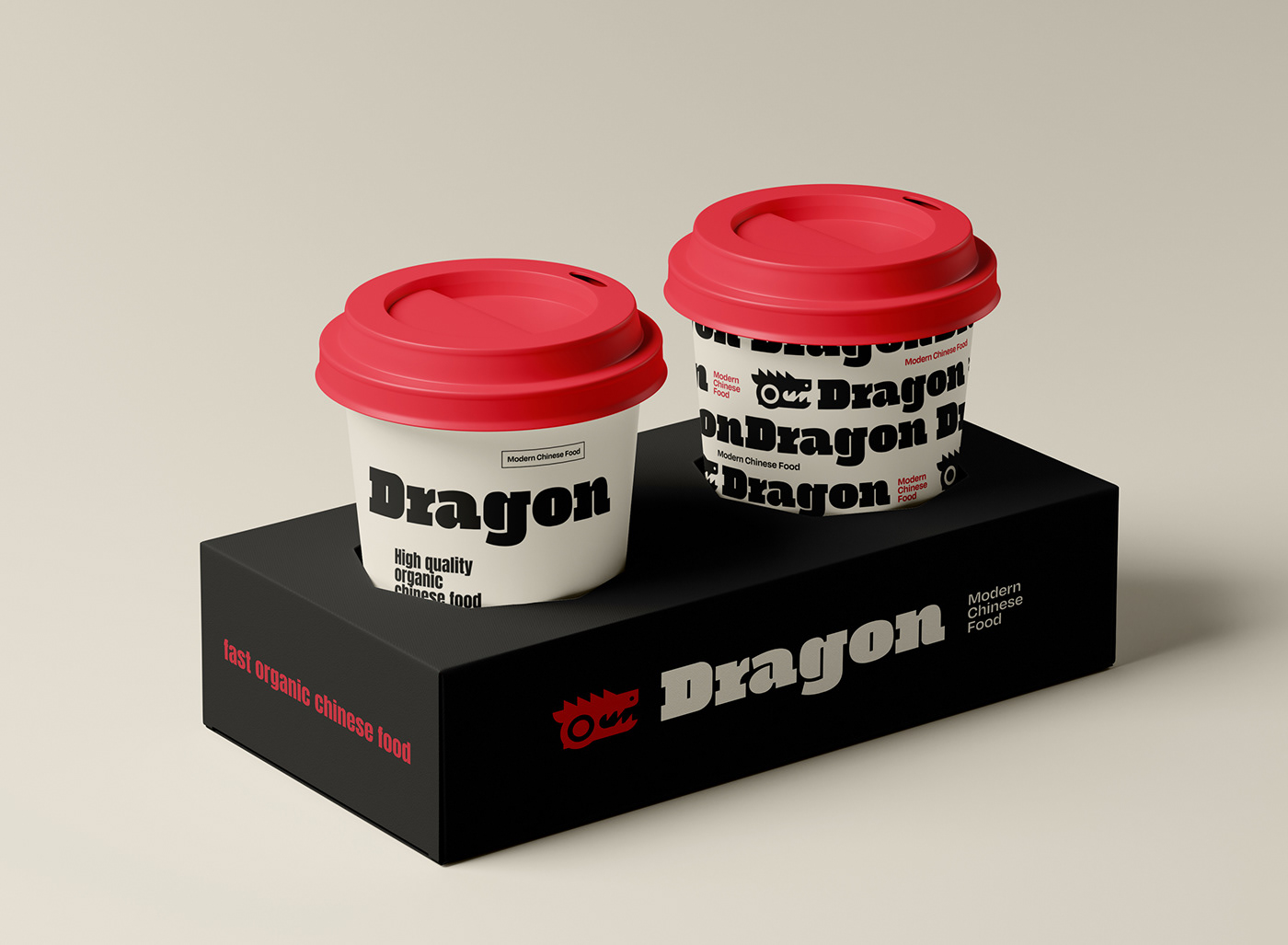 dragon chinese Food  restaurant brand identity food photography Fast food asian Asian Food Packaging