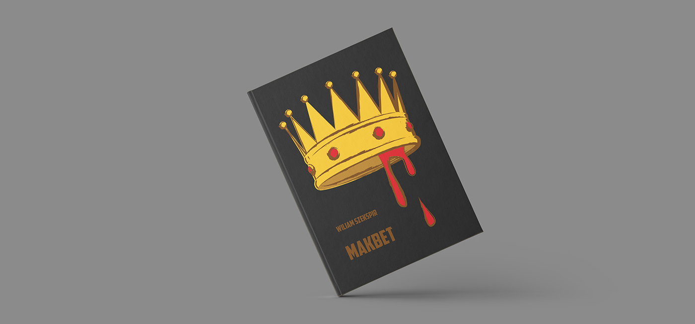 book cover design makbet shakespeare