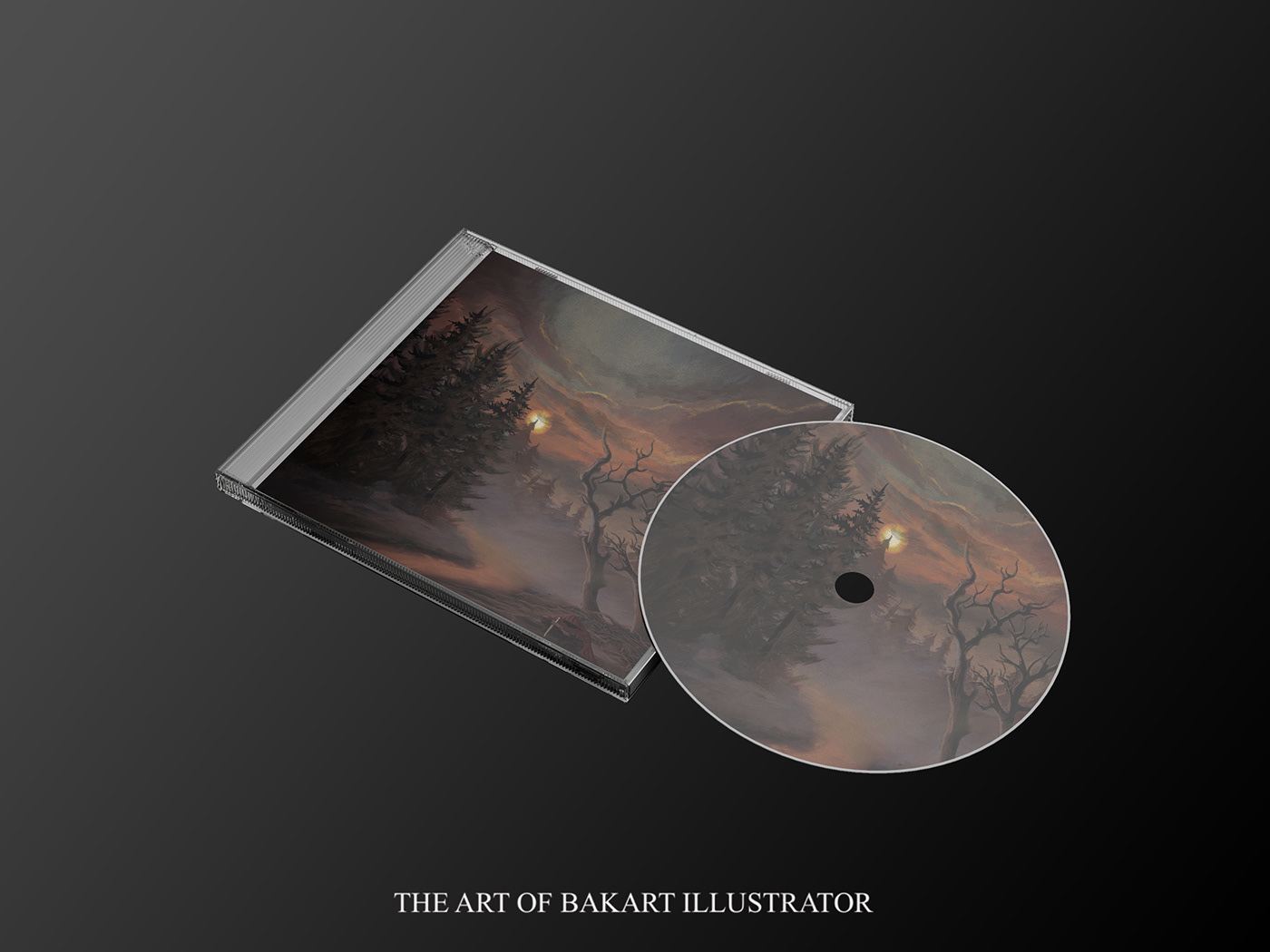 ILLUSTRATION  artwork Cover Art black metal CD cover music Music Packaging vinyl cd poster