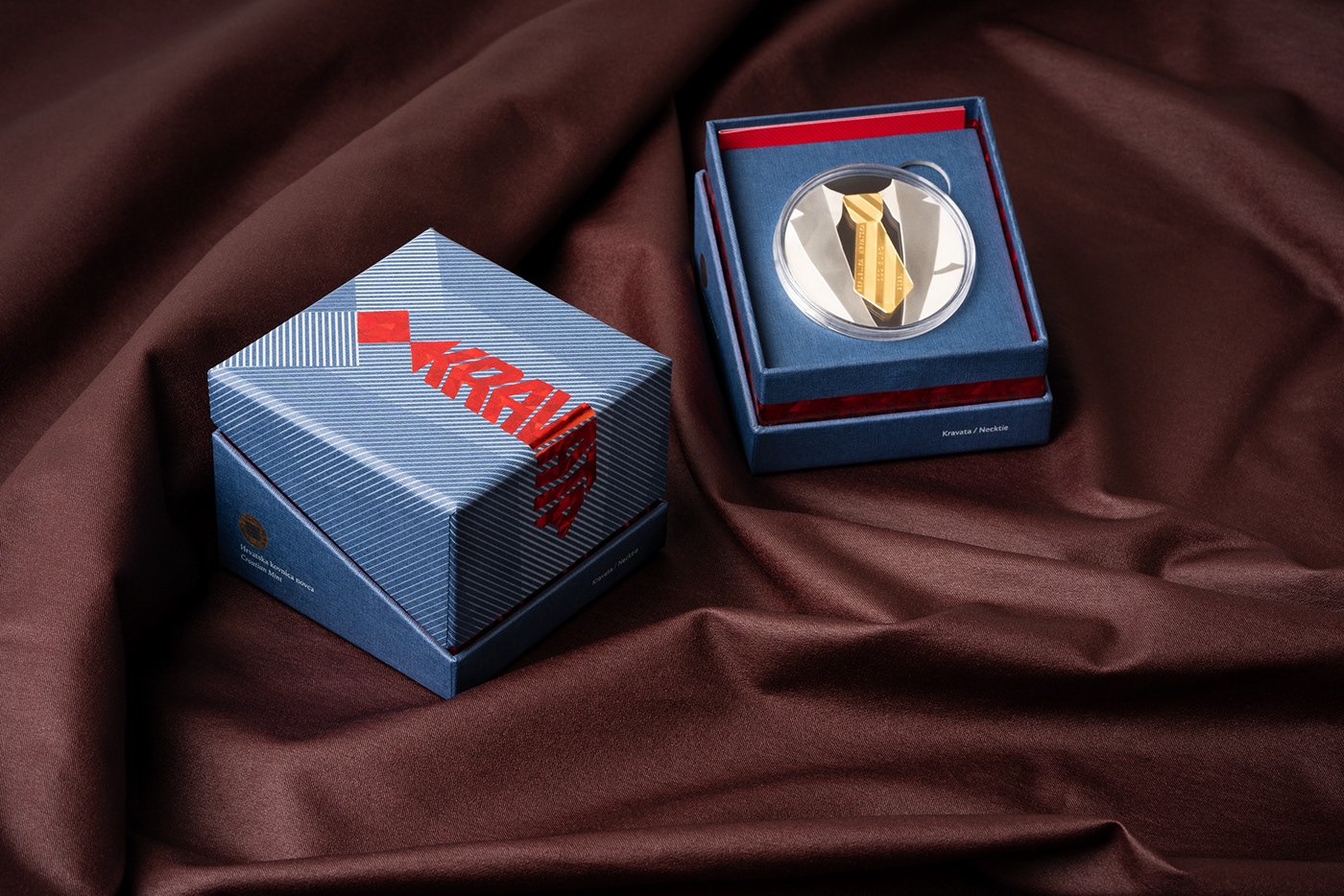 Packaging design identity packaging design luxury packaging custom boxes Coin Packaging croatian mint