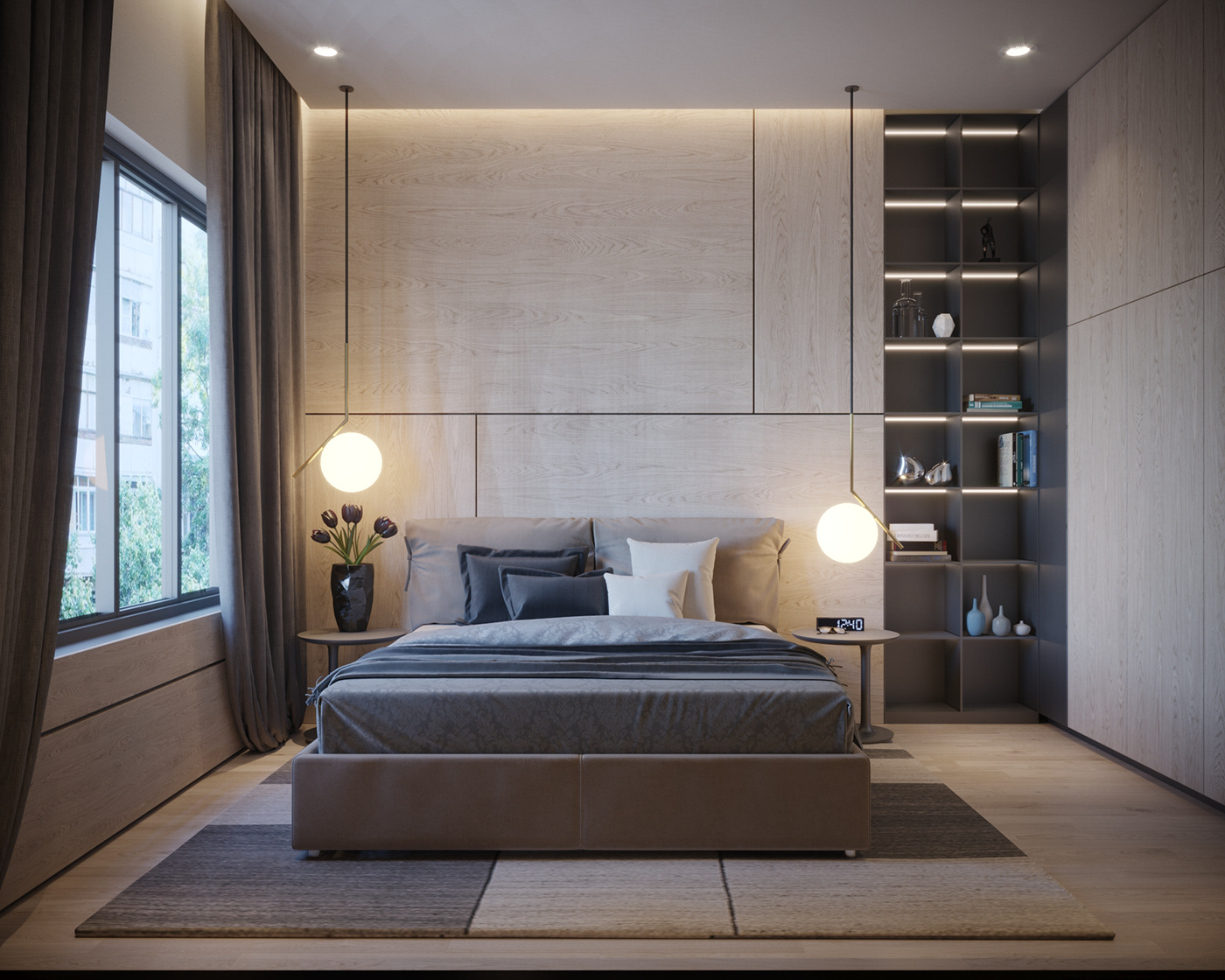 Interior architecture design bedroom