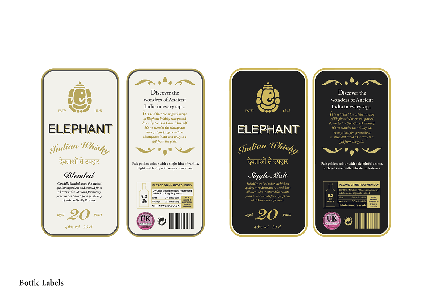elephant whisky Whisky elephant branding  logo northumbria University