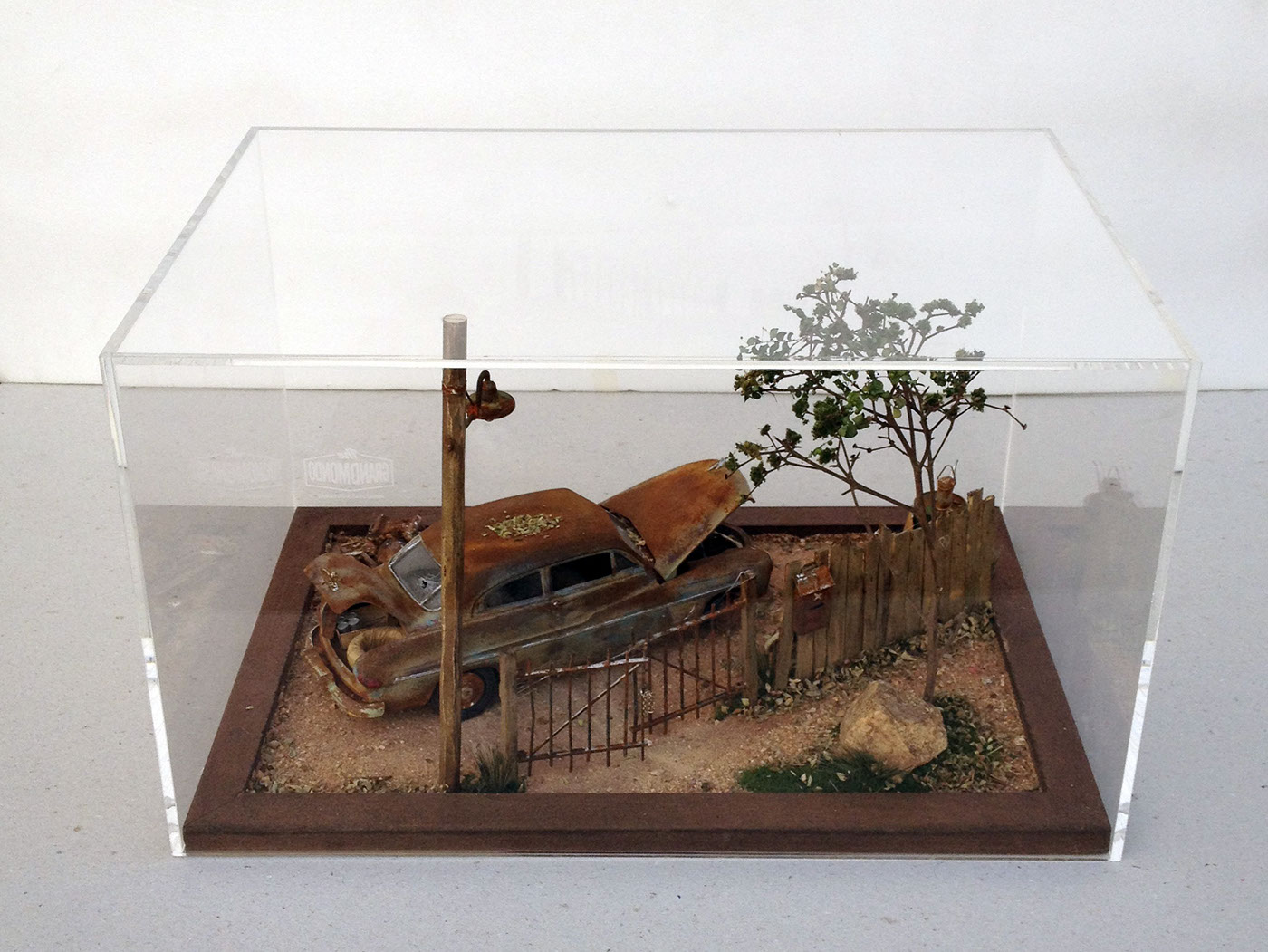 Diorama bortholuzzi grandmondo Miniature miniatura antique vintage