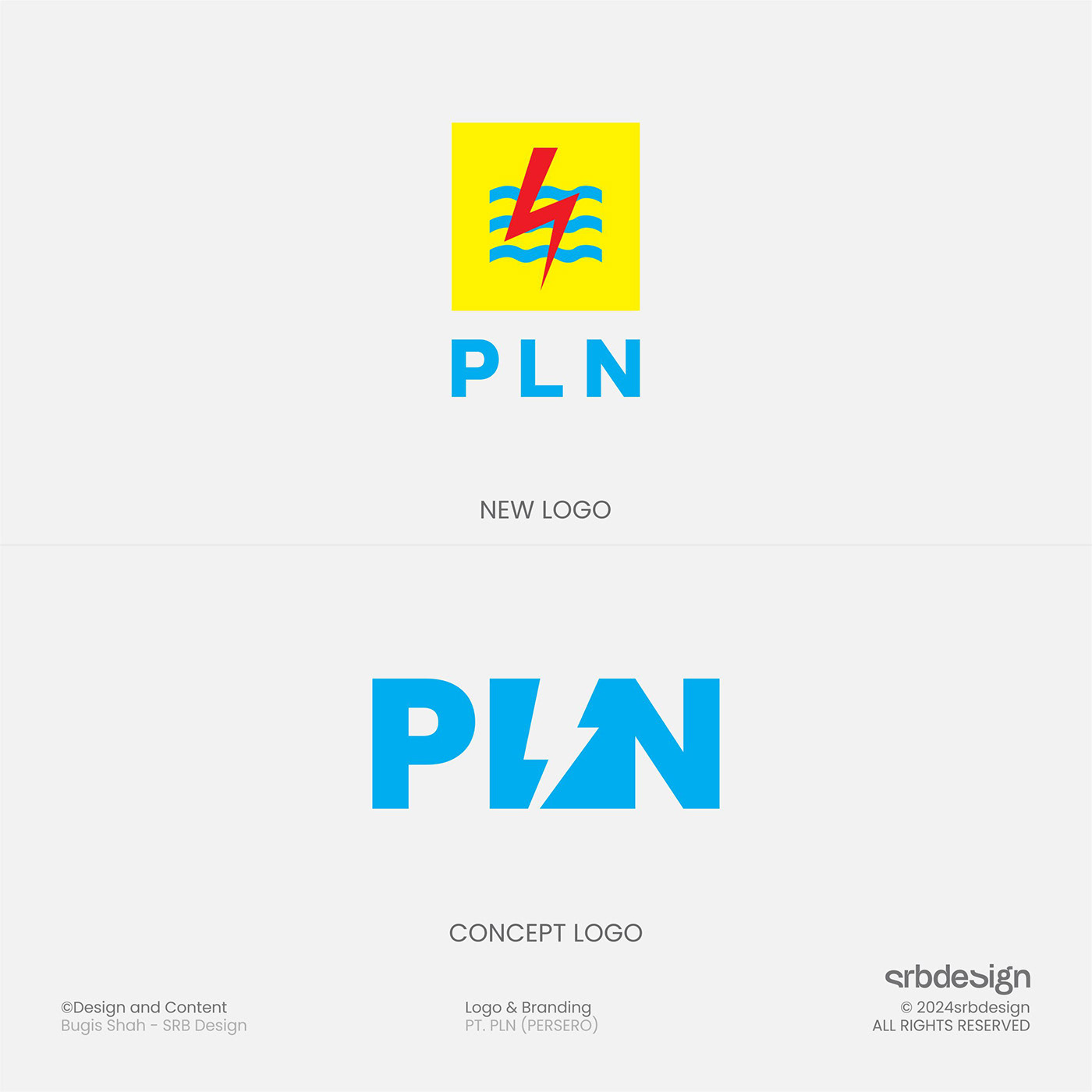 PLN indonesia jakarta brand identity Logo Design Graphic Designer Brand Design logo