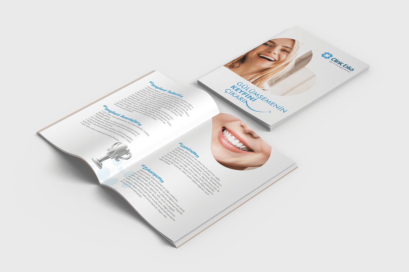 brochure catalog clinic dental dentist design medical