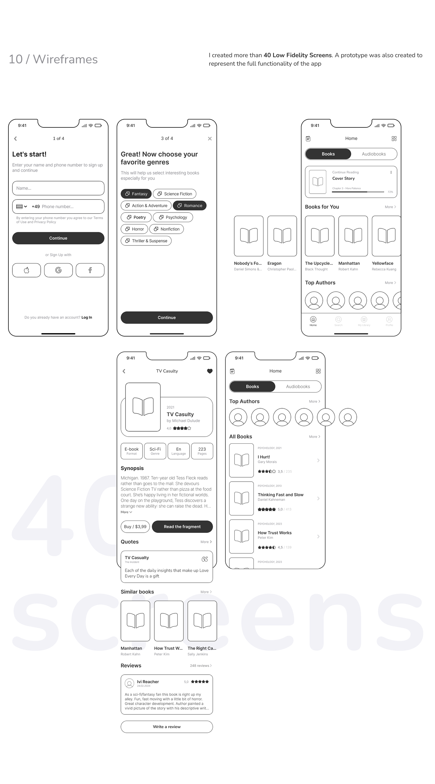 ux/ui Figma app design mobile books e-book Reading app user interface ui design Mobile app