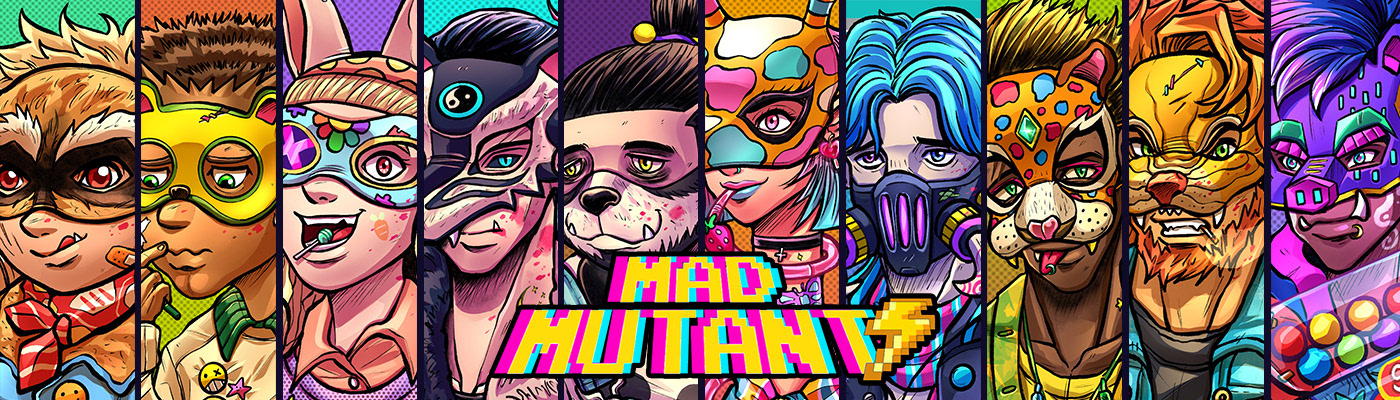 animal cartoon Character Character design  Digital Art  ILLUSTRATION  madmutants monster mutant Procreate