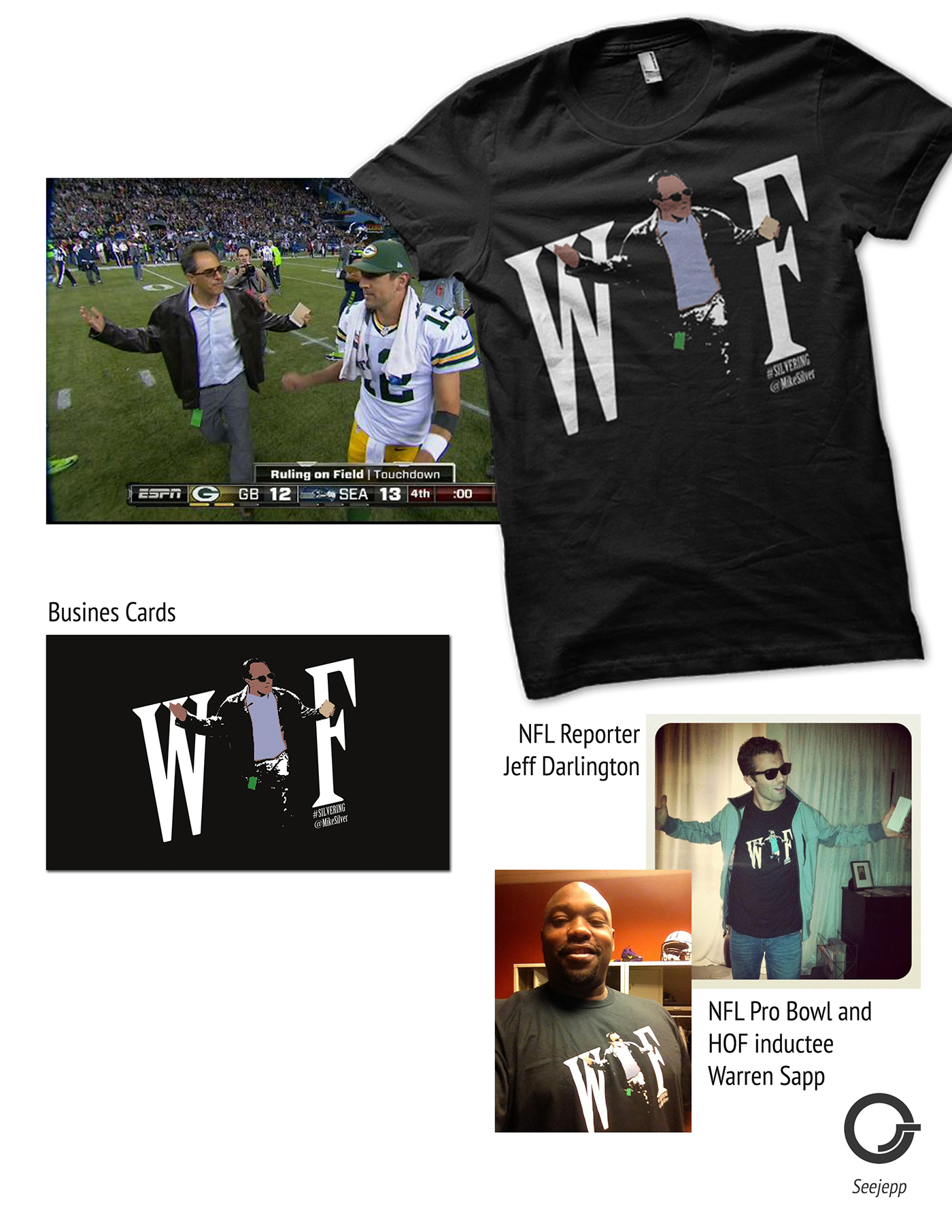 t-shirt apparel Mike Silver Yahoo! nfl Seahawks packers FailMary wtf